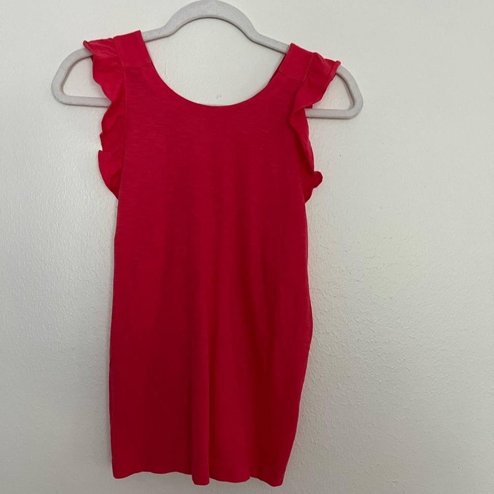NWT LOFT orange/red blouse
